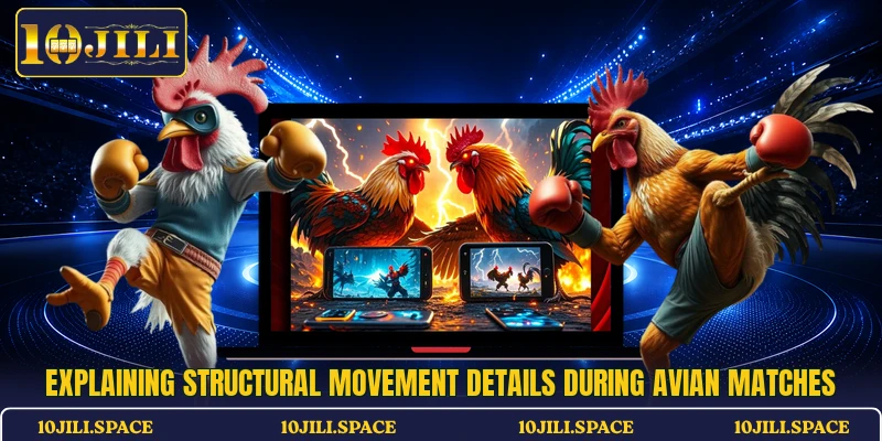 Explaining structural movement details during avian matches