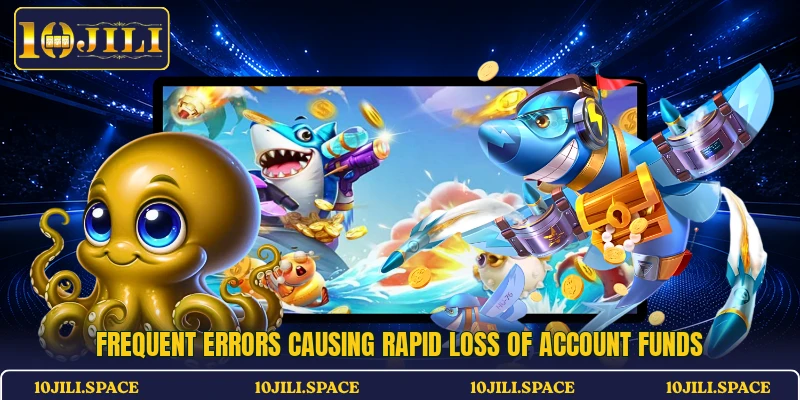Frequent errors causing rapid loss of account funds