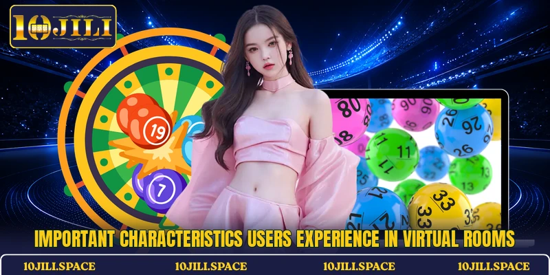 Important characteristics users experience in virtual rooms