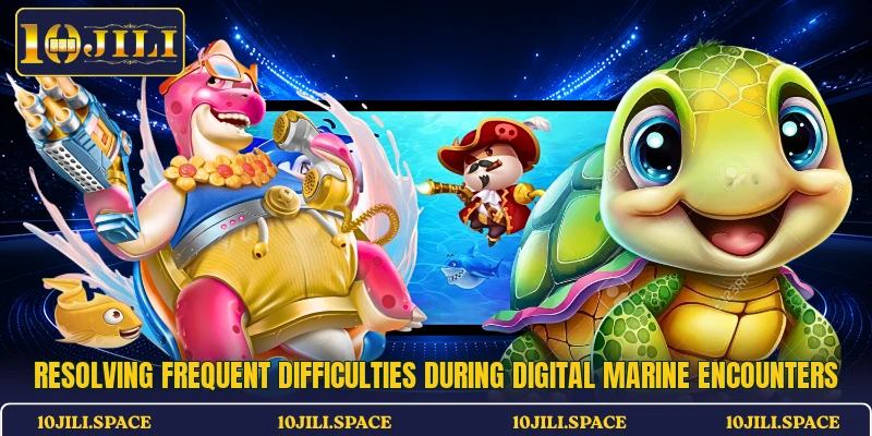 Resolving frequent difficulties during digital marine encounters