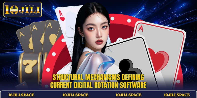 Structural mechanisms defining current digital rotation software